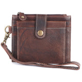 Never Mind Nmbgm133C Wallet Vintage Handmade Genuine Cowhide Leather Women Bag Western Handbag Purse