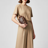 Spaghetti Western Swc203Brn Sling Vintage Handmade Drum Dyed Genuine European Cowhide Leather Women Bag Western Handbag Purse