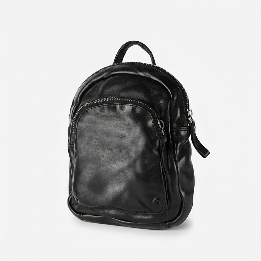 Spaghetti W. Swc206Blk Backpack Vintage Handmade Drum Dyed Genuine by Hilason – Cowboy and equestrian accessories