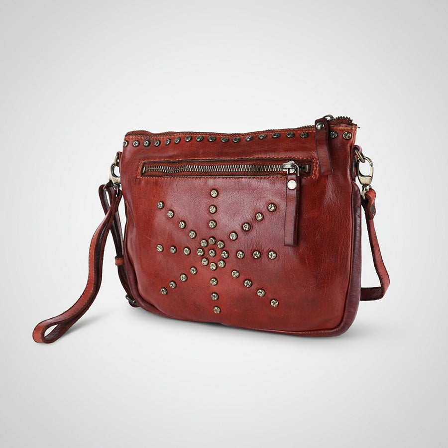 Spaghetti W. Swc207Cg Cross Body I Vintage Handmade Drum Dyed Genuine by Hilason – Cowboy and equestrian accessories