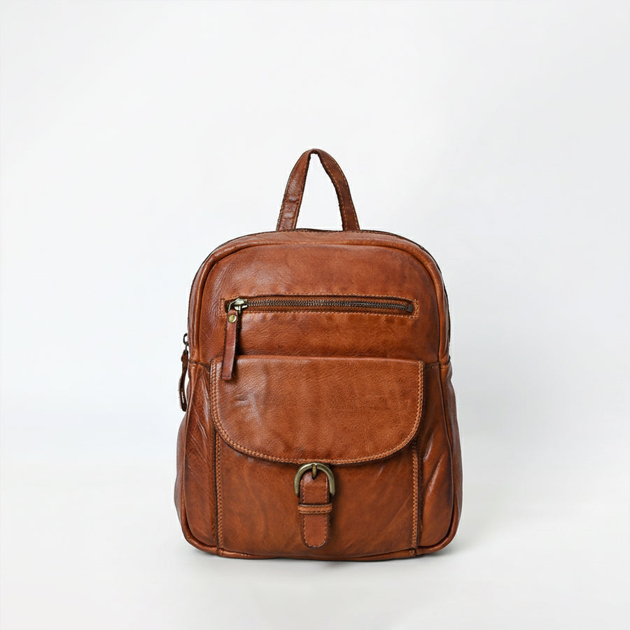 Spaghetti Western Swc211Cg Backpack Vintage Handmade Drum Dyed Genuine European Cowhide Leather Women Bag Western Handbag Purse