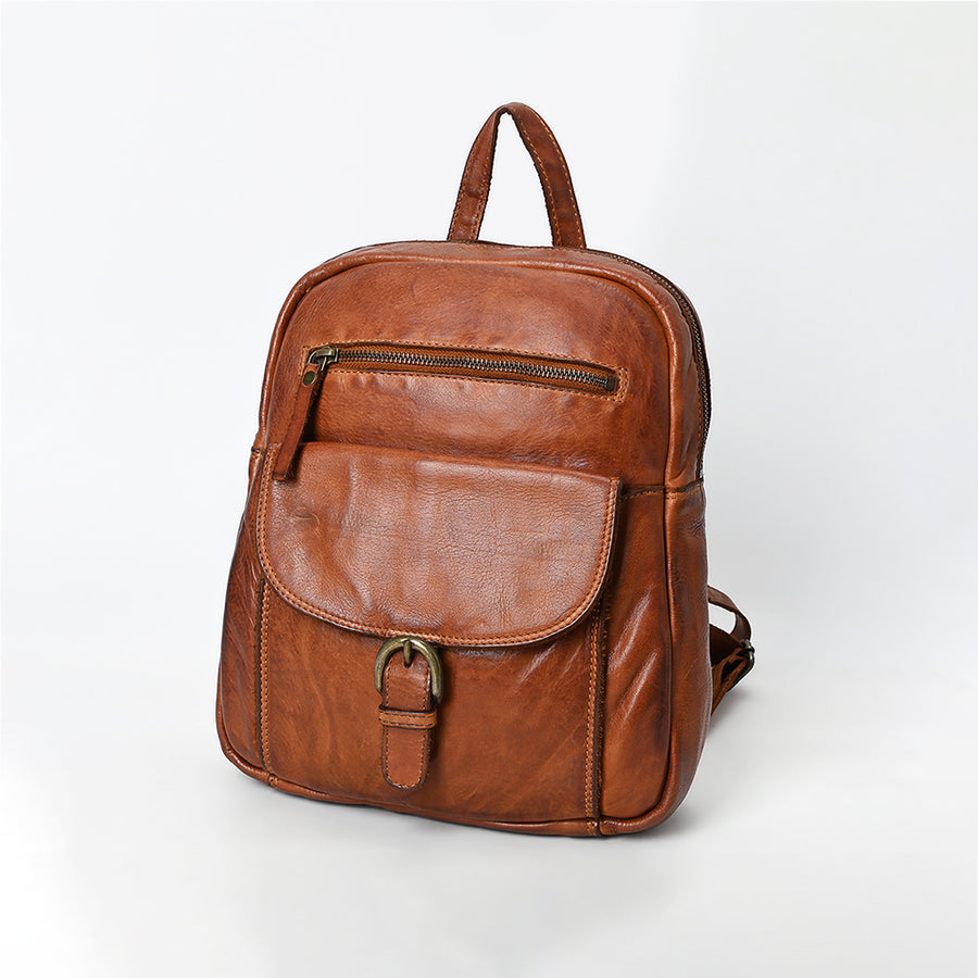 Spaghetti W. Swc211Cg Backpack Vintage Handmade Drum Dyed Genuine by Hilason – Cowboy and equestrian accessories