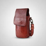 Spaghetti Western Swc214Cg Sling Vintage Handmade Drum Dyed Genuine European Cowhide Leather Women Bag Western Handbag Purse