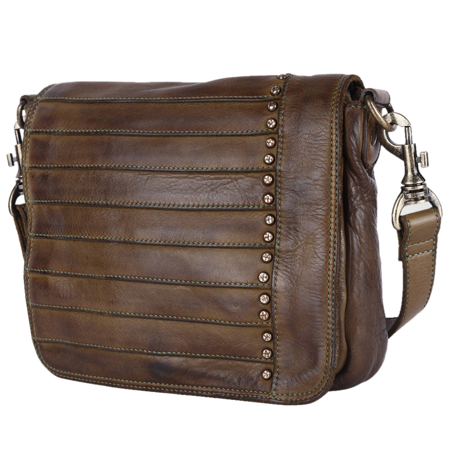 Spaghetti W. Swc158Ogn Cross Body I Vintage Handmade Drum Dyed Genuine by Hilason – Cowboy and equestrian accessories