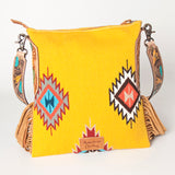 American Darling Saddle Blanket Genuine Leather Women Bag Western Handbag Purse