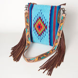 American Darling Saddle Blanket Genuine Leather Women Bag Western Handbag Purse