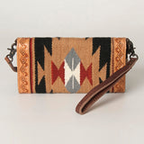 American Darling Hand Tooled Saddle Blanket Genuine Leather Women Bag Western Handbag Purse