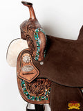Western American Leather Horse Saddle Trail Barrel Endurance Hilason