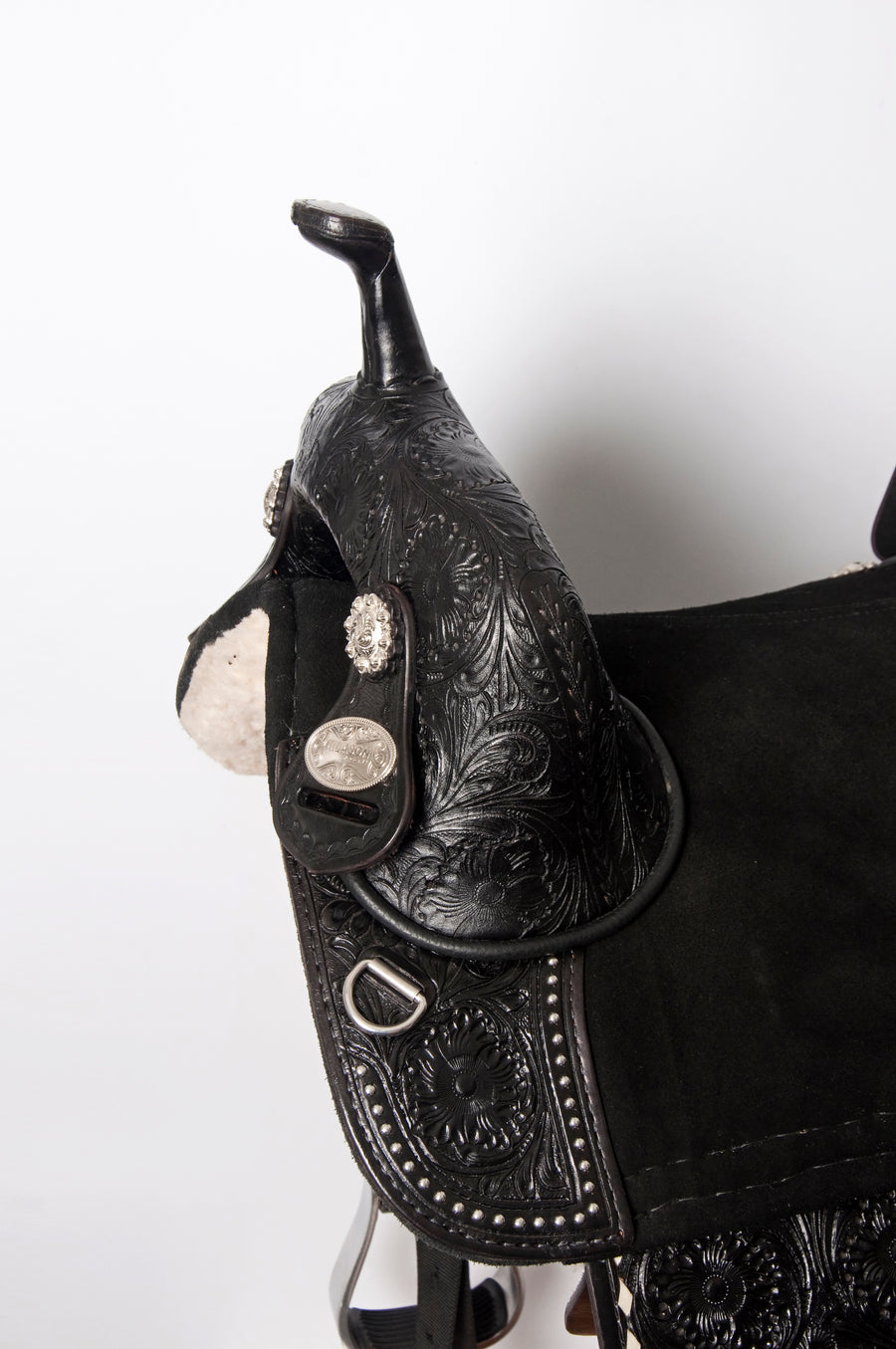 Hilason Western Horse Treeless Trail Barrel American Leather Saddle