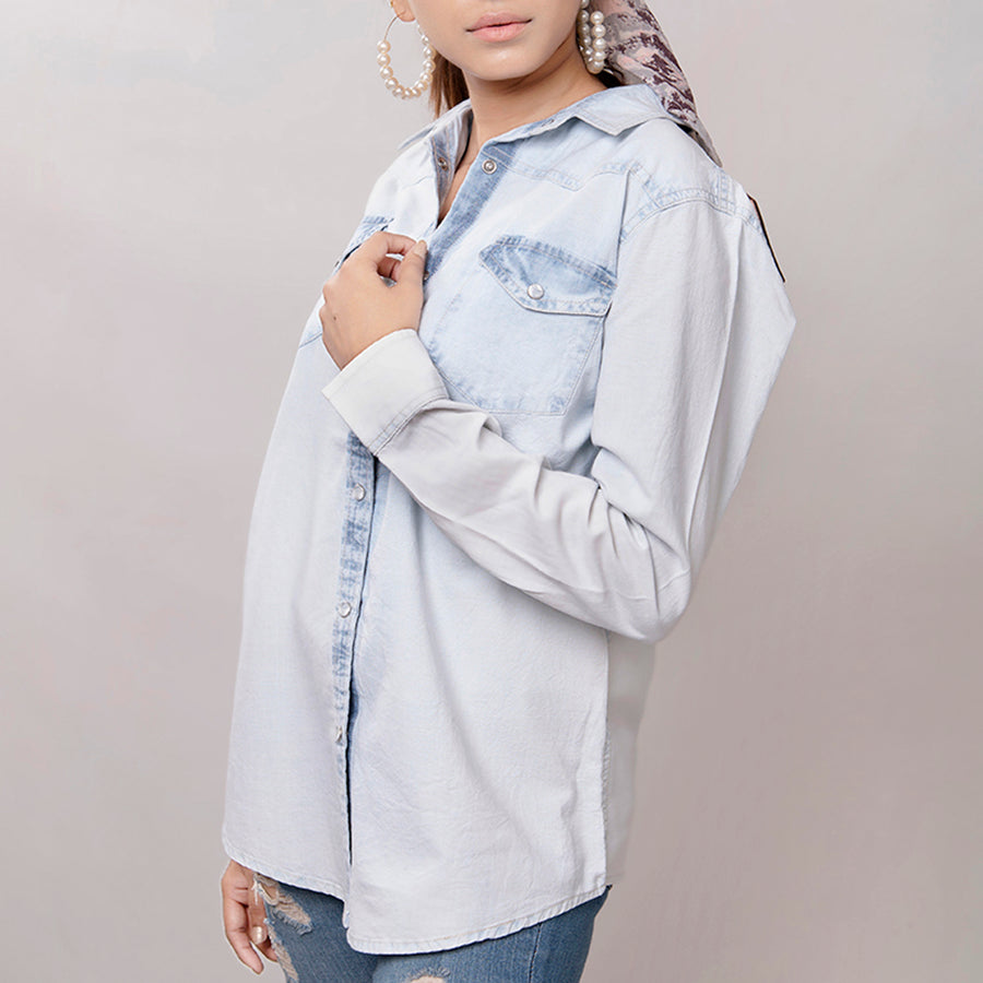 American Darling Genuine leather Hand tooled carved Women 100% cotton Denim Blazer dress jacket ladies |Vintage