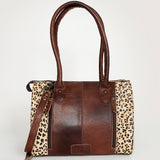 American Darling Hobo Bag Hand Tooled Floral Carved Hair-On Cowhide Genuine Vegetable Tanned Leather 9in X 14in X 4in