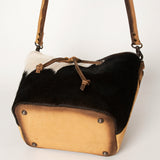American Darling ADBG920 Bucket Hair-On Genuine Leather Women Bag Western Handbag Purse