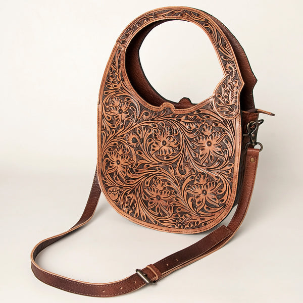 American Darling Handcrafted Hand Tooled Leather Western Clutch Bag - Uhorse