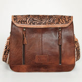 American Darling Messenger Hand Tooled Genuine Leather Western Women Bag Handbag Purse | Crossbody for Cute