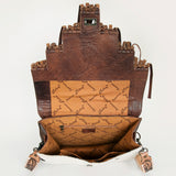 American Darling Messenger Hand Tooled Genuine Leather Western Women Bag Handbag Purse |