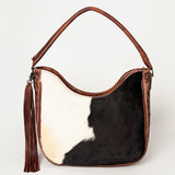 American Darling ADBG928 Hobo Hand Tooled Hair-On Genuine Leather Women Bag Western Handbag Purse