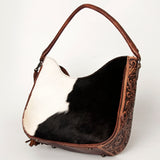 American Darling ADBG928 Hobo Hand Tooled Hair-On Genuine Leather Women Bag Western Handbag Purse