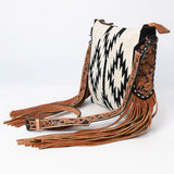 American Darling Hand Tooled Saddle Blanket Genuine Leather Women Bag Western Handbag Purse