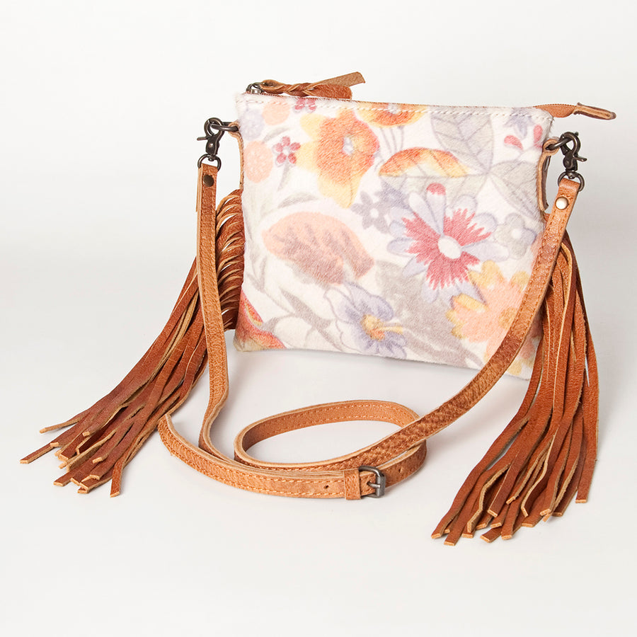 American Darling Crossbody Hair On Genuine Leather women bag western handbag purse - Uhorse