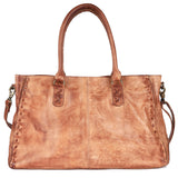 Never Mind Nmbgm125A Tote Vintage Handmade Genuine Cowhide Leather Women Bag Western Handbag Purse