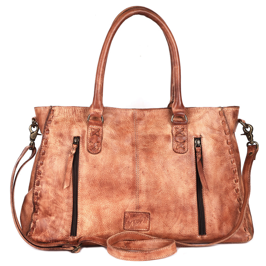 Never Mind Nmbgm125A Tote Vintage Handmade Genuine Cowhide Leather Women Bag Western Handbag Purse