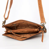 American Darling Beautifully Hand Tooled Genuine Leather women bag western handbag purse