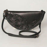 American Darling ADBG338A Taco Hand Tooled Genuine Leather Women Bag Western Handbag Purse