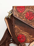 American Darling Cross Body I Hand Tooled Genuine Leather Women Bag Western Handbag Purse