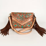 American Darling Cross Body I Hand Tooled Genuine Leather Women Bag Western Handbag Purse