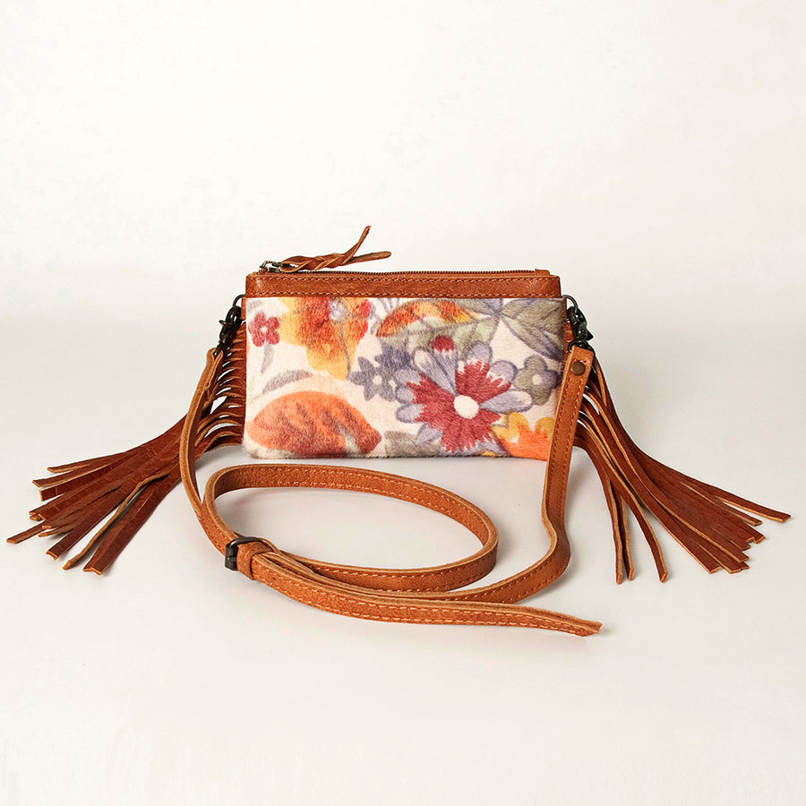American Darling Small Crossbody Hair On Genuine Leather Western Women Bag Handbag Purse | for Cute