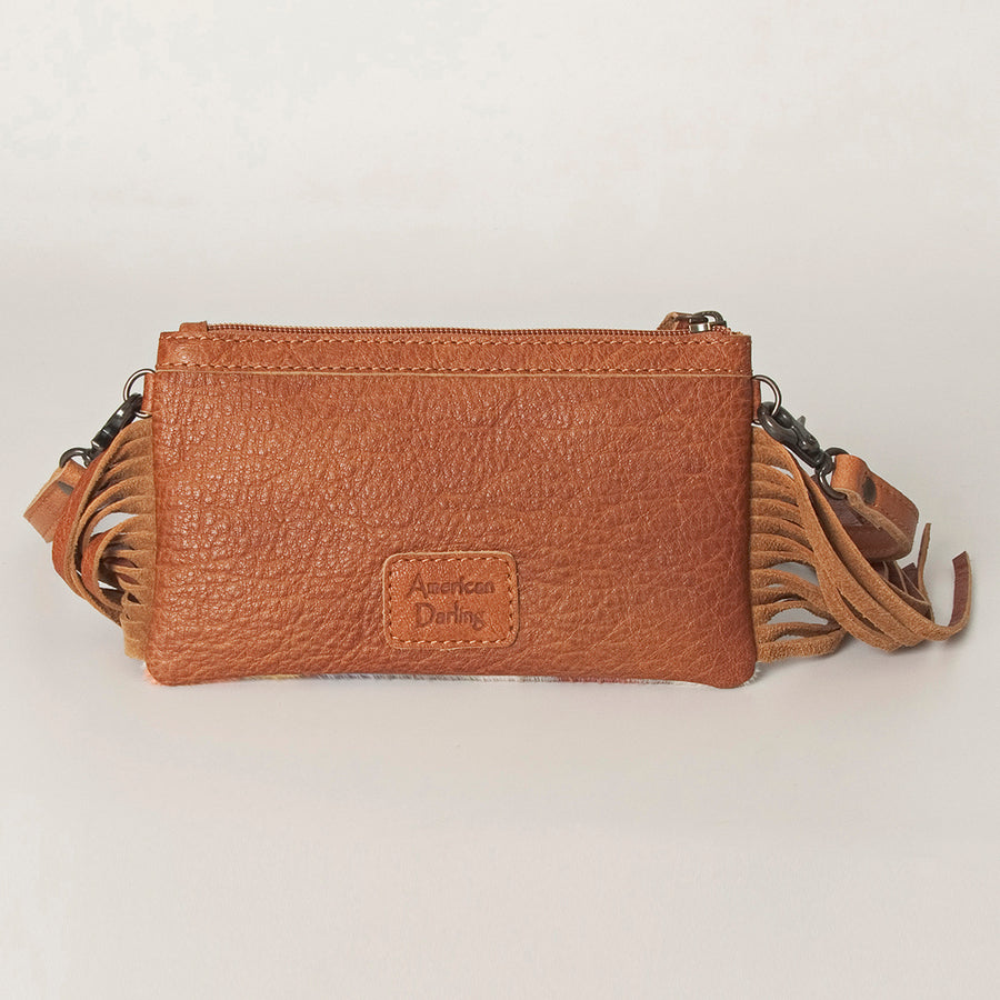 American Darling Small Crossbody Hair On Genuine Leather Western Women Bag Handbag Purse | for Cute