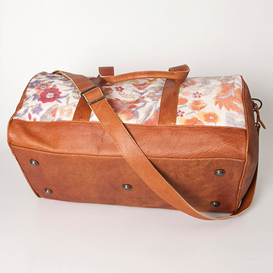 American Darling Women's Duffel Bag Western Hair On Genuine Leather Handbag and Ladies Purse