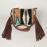 American Darling Cross Body Hand Tooled Saddle Blanket Genuine Leather women bag western handbag purse