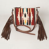 American Darling Saddle Blanket Genuine Leather Women Bag Western Handbag Purse