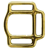 Hilason 1 Inch Solid Brass 3 Way Halter Square BOC