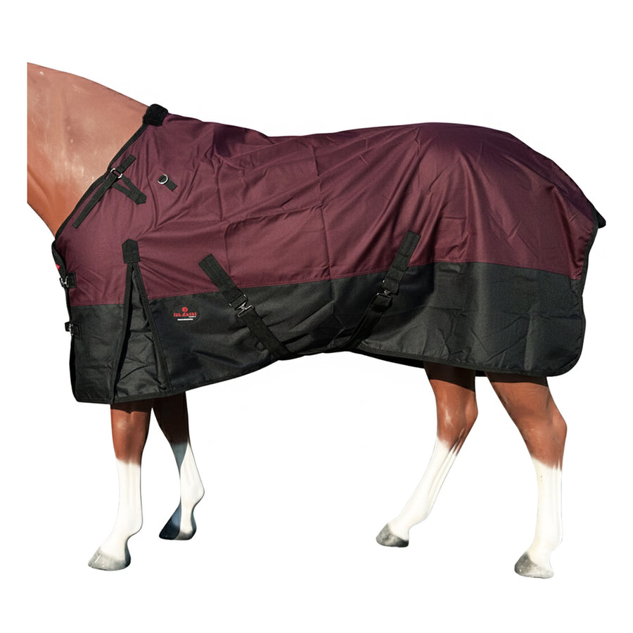 72 in Hilason 1200D Turnout Light Winter Waterproof Rain Sheet Horse Sheet Wine - Uhorse