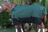 Hilason 1200D Turnout Light Winter Waterproof Rain Sheet Horse Black