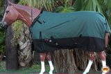 Hilason 1200D Turnout Light Winter Waterproof Rain Sheet Horse Black