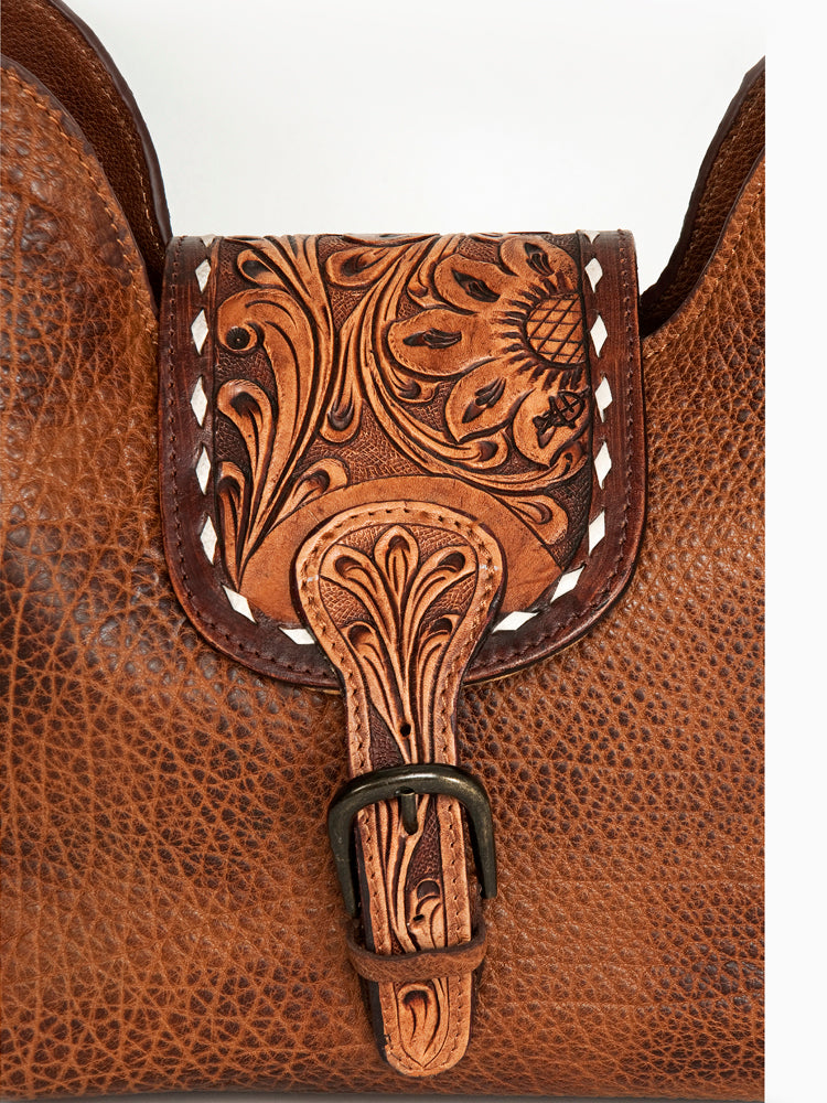 American Darling Tote Hand Tooled Genuine Leather women bag western handbag purse