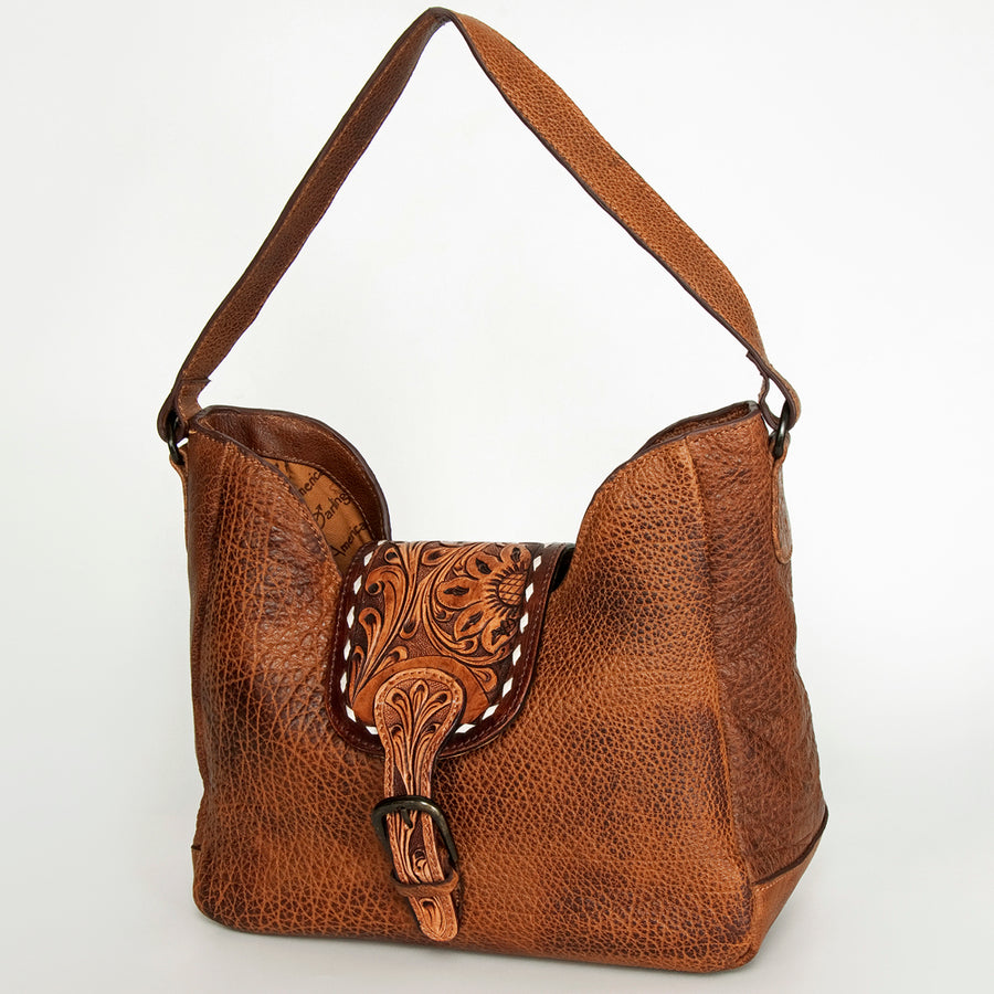 American Darling Tote Hand Tooled Genuine Leather women bag western handbag purse - Uhorse
