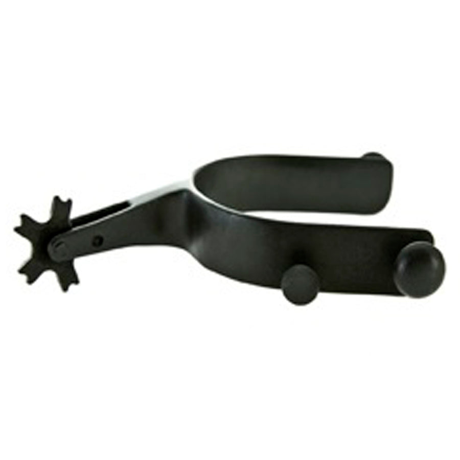 Black metal spur with rowel - Uhorse