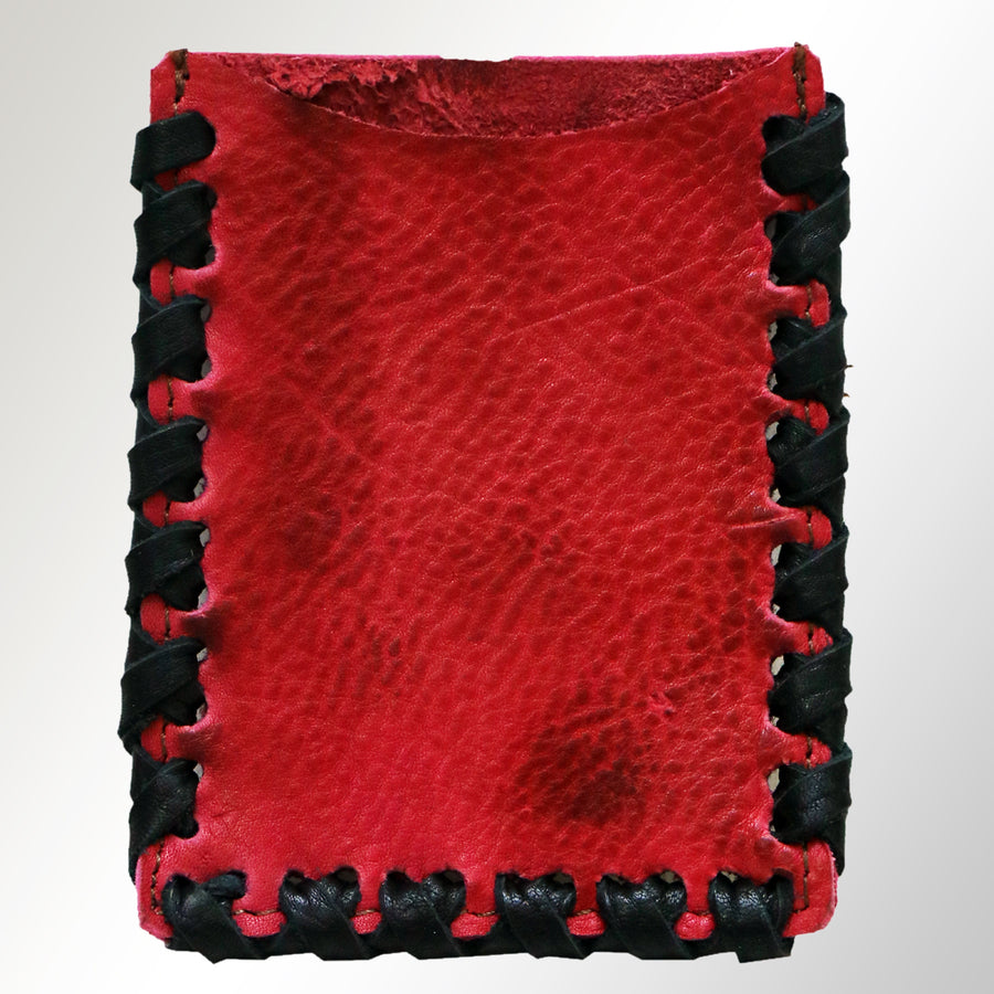 Red fleece saddle blanket with black binding - Uhorse