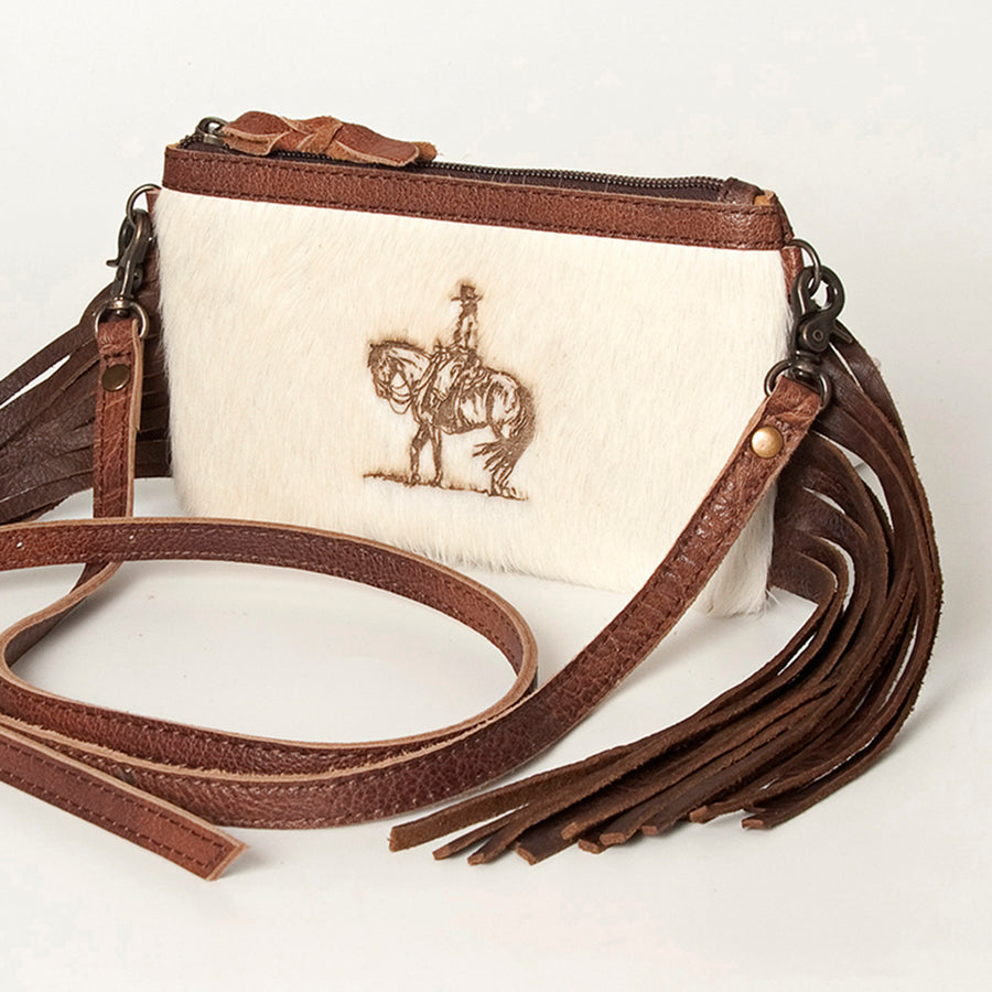 American Darling Small Crossbody Hair-On Genuine Leather Western Women Bag Handbag Purse | for Cute - Uhorse