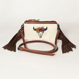 American Darling Small Crossbody Hair On Genuine Leather Western Women Bag Handbag Purse | for Cute