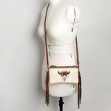 American Darling Small Crossbody Hair On Genuine Leather Western Women Bag Handbag Purse | for Cute