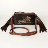 American Darling Small Crossbody Hair On Genuine Leather Western Women Bag Handbag Purse | for Cute