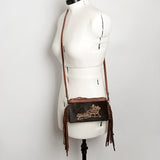 American Darling Small Crossbody Hair On Genuine Leather Western Women Bag Handbag Purse | for Cute