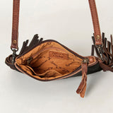 American Darling Small Crossbody Hair On Genuine Leather Western Women Bag Handbag Purse | for Cute