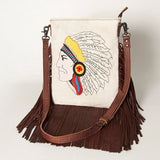 American Darling Women's Messenger Bag Western Hair-On Genuine Leather Handbag - Uhorse