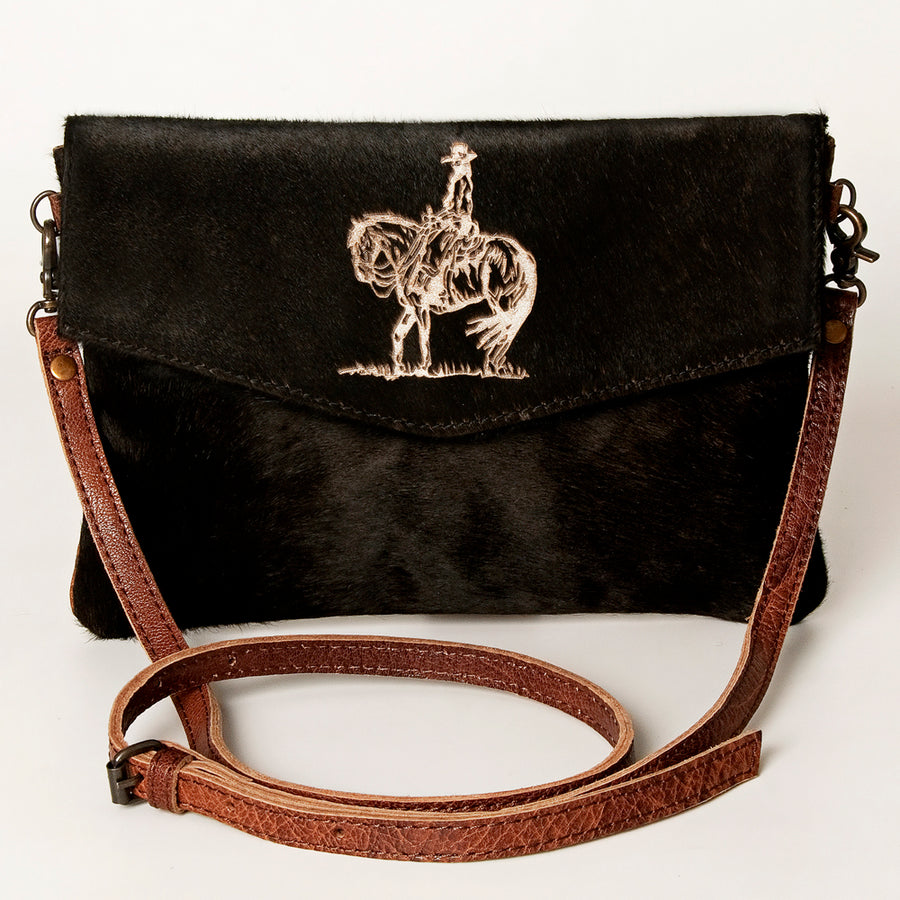 American Darling Envelope Hair-On Genuine Leather Western Women Bag Handbag Purse | for Cute